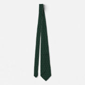 Dark Blue-Green Medieval Dragons Neck Tie ネクタイ (裏面)