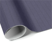 Dark Blue Herringbone Pattern Wrapping Paper Roll ラッピングペーパー (ロールコーナー)