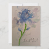 Dark blue Iris サンキューカード (正面)