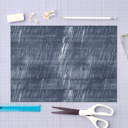 Dark Blue Jean Faux Denim (not actual denim) 薄葉紙 (クラフト)