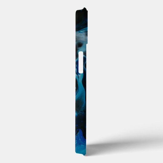 Dark blue psychedelic liquid Case-Mate iPhoneケース (裏面 / 右)