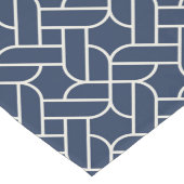 Dark Blue Rope Pattern Table Runner ロングテーブルランナー (コーナー)