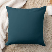 Dark Blue Solid Color, Cushion, Simple, Modern クッション (ブランケット)