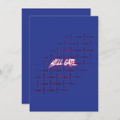 Dark Blue Wallpaper | Elegant Minimalist Design サンキューカード (正面/裏面)