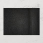 Dark Blush Pink Lily Botanical Wedding インビテーションポストカード (裏面)