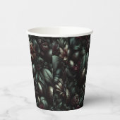 Dark Botanical Easter Paper Cups – Moody 紙コップ (左)