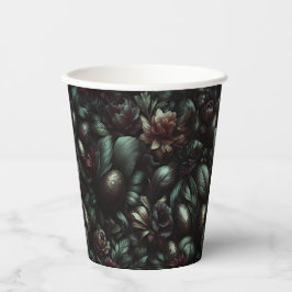 Dark Botanical Easter Paper Cups – Moody 紙コップ