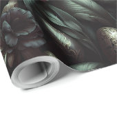 Dark Botanical Easter Wrapping Paper ラッピングペーパー (ロールコーナー)