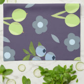 Dark Botanical Kitchen Towel キッチンタオル (折り畳み)