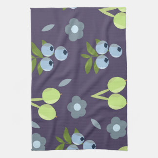 Dark Botanical Kitchen Towel キッチンタオル