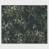 Dark Botanical Wrapping Paper ラッピングペーパー (フラット)