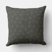 Dark brown decorative cushion クッション (裏面)