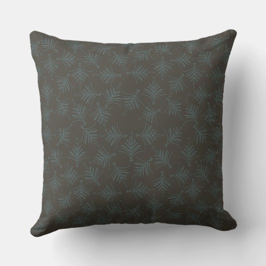 Dark brown decorative cushion クッション (裏面)
