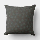 Dark brown decorative cushion クッション (正面)