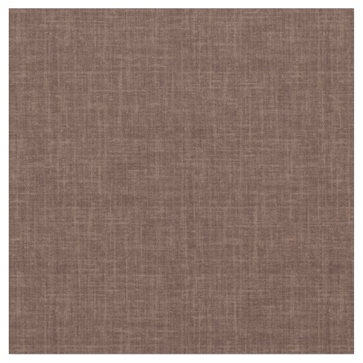 Dark Brown Linen ファブリック (クローズアップ)
