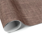 Dark Brown Linen  ラッピングペーパー (ロールコーナー)