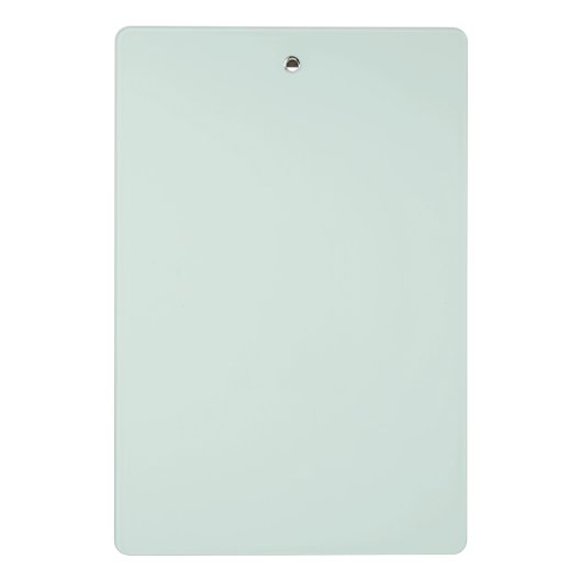 Dark Brown Micro Floral Sage Green ミニクリップボード (裏面)