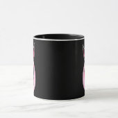Dark Bunny Skull – Gothic Style - caneca マグカップ (中央)