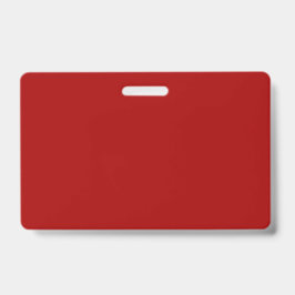 Dark Candy Apple Red Solid Color バッジ
