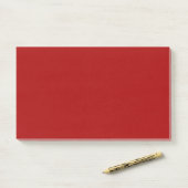 Dark Candy Apple Red Solid Color ポストイット (デスク)