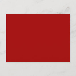 Dark Candy Apple Red Solid Color ポストカード