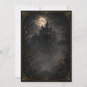 Dark Castle Gothic Sweet 16 招待状 (裏面)