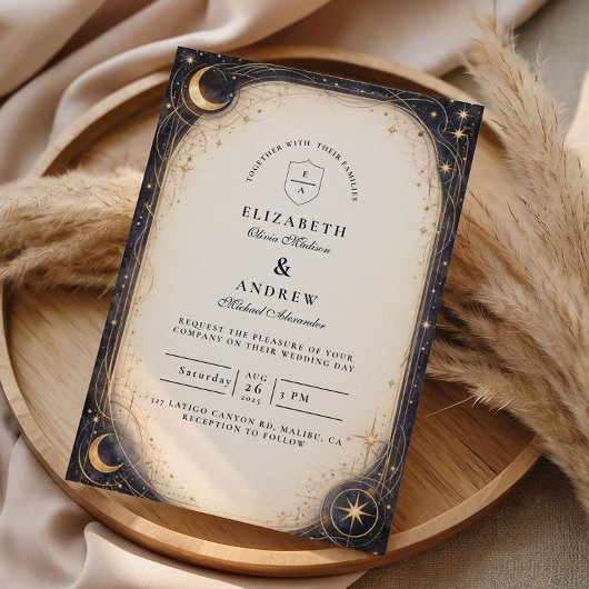 Dark Celestial Wedding 招待状