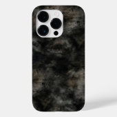 Dark Charcoal Smoke Grunge Texture iPhone Case Case-Mate iPhoneケース (裏面)