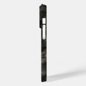 Dark Charcoal Smoke Grunge Texture iPhone Case Case-Mate iPhoneケース (裏面 / 左)