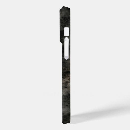 Dark Charcoal Smoke Grunge Texture iPhone Case Case-Mate iPhoneケース (裏面 / 左)