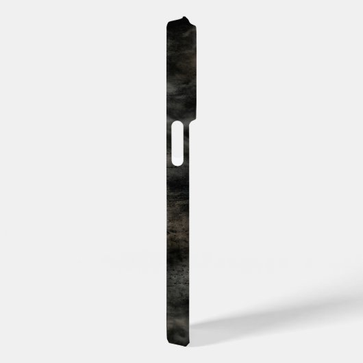 Dark Charcoal Smoke Grunge Texture iPhone Case Case-Mate iPhoneケース (裏面 / 右)