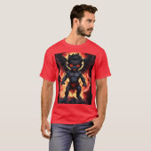 Dark Cherub Fury – 帯電ウォータカラーTシャツ Tシャツ (正面フル)