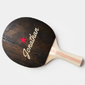 Dark Chopping Block Vintage Star Signature 卓球ラケット (横)