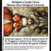 Dark Circus Queen Hearts Harlequin DZ2L Decoupage 薄葉紙