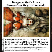 Dark Circus Queen Hearts Harlequin DZ2R Decoupage 薄葉紙