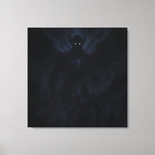 Dark Cosmic Energy Wall Art キャンバスプリント (正面)