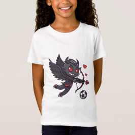 Dark Cupid Soccer Player - Anti-Valentine's Day Tシャツ
