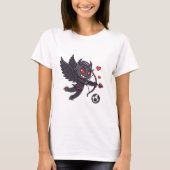 Dark Cupid Soccer Player - Anti-Valentine's Day Tシャツ (正面)