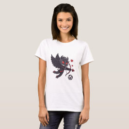 Dark Cupid Soccer Player - Anti-Valentine's Day Tシャツ