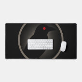 Dark Curiosity logo design  デスクマット (キーボード&マウス)