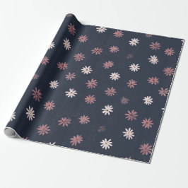 Dark Daisy Spring Gift Wrap ラッピングペーパー