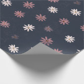 Dark Daisy Spring Gift Wrap ラッピングペーパー (角)
