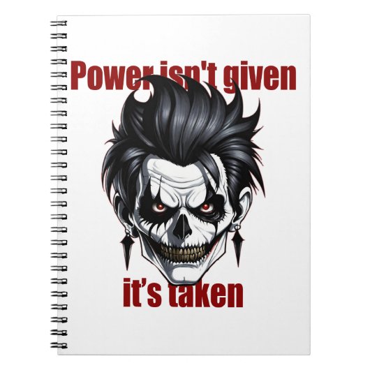 Dark Dominance ノートブック (正面)