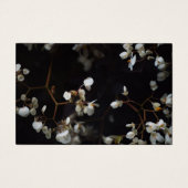 Dark elegant shop thank you card with discount (正面)