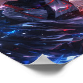 Dark Elemental Sorcerer Poster – GOJOXSUKUNA ポスター (角)