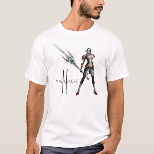 Dark elf Female Lineage 2 Tシャツ (正面)