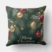 Dark Emerald Pattern クッション (裏面)