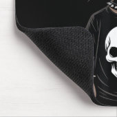 Dark Emo Raccoon With Skull Punk Style Alternative マウスパッド (コーナー)