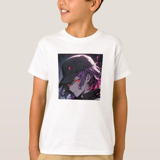 Dark Enigma：パワーを解き放🔥👁️」 Tシャツ (正面)