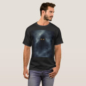 Dark Entity in the Fog Creepy Horror Tシャツ (正面フル)